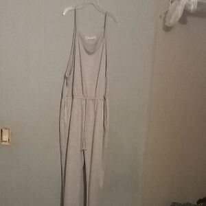 Elegant Light Gray Women's Jumpsuit